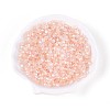 Transparent Spray Painted Glass Beads X1-EGLA-N018-4mm-08-1