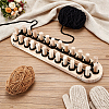 Wood Chunky Knitting Loom for Blanket Making AJEW-WH0880-31A-2