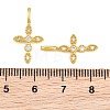 Brass Pave Clear Cubic Zirconia Pendants KK-CBA6A75-55A-G-3
