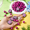 56Pcs 4 Styles Silicone Beads FIND-TA0010-75D-6
