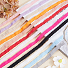 Gorgecraft 24 Yards 12 Colors Chinlon Wavy Edge Elastic Band EC-GF0001-42-4