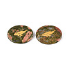 Natural Unakite Cabochons G-T143-28F-1