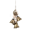 Iron Bell Pendant Decoration HJEW-JM02256-1