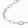 304 Stainless Steel Cable Chain Bracelet for Men Women BJEW-E031-05J-P-2