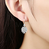 925 Sterling Silver Earrings EJEW-BB17736-7