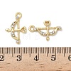 Alloy Rhinestone Pendants FIND-L024-12G-3
