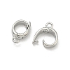 Brass Twister Clasps KK-D229-21P-2