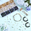 2160Pcs 9 Styles Glass Twisted Bugle Beads SEED-PA0001-28-4