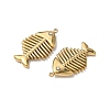304 Stainless Steel Rhinestone Pendants Ion Plating(IP) STAS-V015-02G-2