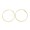 304 Stainless Steel Hoop Earrings EJEW-S250-01A-G-4