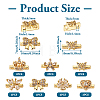 14Pcs 7 Style Rack Plating Brass Pave Cubic Zirconia Slide Charms KK-TA0001-36-13