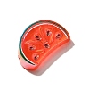 Electroplate UV Plating Opaque Fruit Resin Cabochons CRES-U004-03G-2