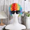 6Pcs 6 Styles Afro Wig Cap for Halloween DIY-WR0005-37-4
