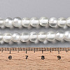 Baking Paint Transparent Glass Beads X1-DGLA-N011-6mm-01-4