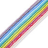 11Strands 11 Colors Electroplate Opaque Glass Beads Strands GLAA-TA0004-34-2