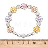 Platinum Tone Brass Micro Pave Cubic Zirconia Tennis Bracelets BJEW-B160-10P-6
