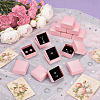 Rhombus Textured Cardboard Ring Storage Boxes CBOX-WH0005-05B-4