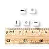 Letter Acrylic European Large Hole Beads OPDL-R050-10mm-I-5