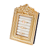 Photo Frame Resin Ring Display Stands ODIS-WH0086-204-1