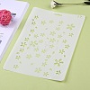 Plastic Reusable Drawing Painting Stencils Templates DIY-F018-B17-6