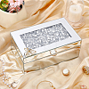 Crushed Diamond Mirrored Jewelry Storage Cases CON-WH0100-22-4
