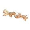 Brass Rhinestone Cabochons RB-CBA378A-01G-2