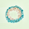 4 Strands 2 Colors Ocean Theme Synthetic Turquoise Beads Strands G-FH0001-93-5