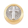 Religion Brass Beads KK-C170-28GP-03-1
