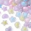 90Pcs 3 Style Transparent Acrylic Beads FACR-PJ0001-01-3