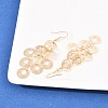 Brass Dangle Earrings EJEW-B157-02D-G-3