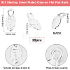 30Pcs Alloy Pinch Bails FIND-BBC0001-72B-2