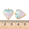 304 Stainless Steel Enamel Pendants STAS-U057-07G-B-3