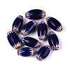 Handmade Millefiori Glass Barrel Beads LA-N002-35A-1