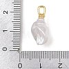 Brass & ABS Plastic Pearl Pendants PL-CBAEB37-01B-G-3