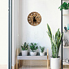 MDF Printed Wall Clock HJEW-WH0058-020-7