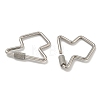 Non-Tarnish 304 Stainless Steel Screw Carabiner Lock Charms STAS-C092-04C-P-2