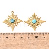 Synthetic Turquoise Pendants LS-STAS-Z177-07G-01-3
