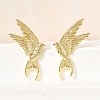 Women's Brass Stud Earrings EJEW-D352-08G-1