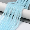 Imitation Jade Glass Beads Strands EGLA-A034-J3mm-MB04-2