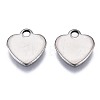 201 Stainless Steel Charms STAS-R116-012D-P-2