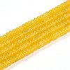 Dyed Natural White Jade Beads Strands G-T139-57A-01-4