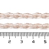 Glass Beads Strands X-GLAA-R026-8x4mm-14-3