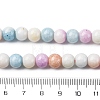 Ombre Effect Dyed Glass Beads Strands GLAA-T031-01O-06-5