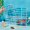 4Pcs Plastic Toy Display Boxes ODIS-WH0086-207-4