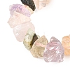 Natural Amethyst & Rose Quartz & Quartz Crystal & Citrine Beads Strands G-I283-F22-4
