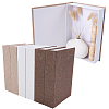 6Pcs 3 Colors Paper with Linen Packing Boxes CON-HY0001-09-1