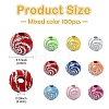 Plating Acrylic Beads PACR-YW0001-20-3