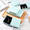 6Pcs Square Cardboard Necklace Box CBOX-YW0001-05D-4