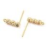 Brass Stud Earring Finding KK-L208-53G-2