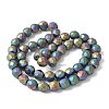 Electroplated Synthetic Non-magnetic Hematite Beads Strands G-S382-01C-4